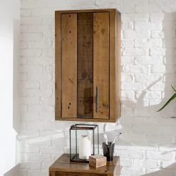 Ars manufacti Meuble haut Tamati - Pin massif / Métal - Pin / Noir -Meubles de salle de bain Soldes 2022 1000147140 190820 10505400022 MOOD DETAILS P000000001000147140 mood