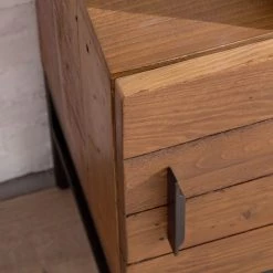 Ars manufacti Meuble bas Grasby - Pin massif / Métal - Pin / Noir -Meubles de salle de bain Soldes 2022 1000147141 190814 13244300008 DETAILS P000000001000147141