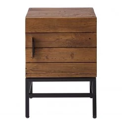 Ars manufacti Meuble bas Grasby - Pin massif / Métal - Pin / Noir -Meubles de salle de bain Soldes 2022 1000147141 190820 10505500026 DETAILS P000000001000147141