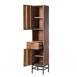 Ars manufacti Colonne de salle de bain Grasby - Pin massif / Métal - Pin / Noir -Meubles de salle de bain Soldes 2022 1000147155 190820 10505900054 DETAILS P000000001000147155