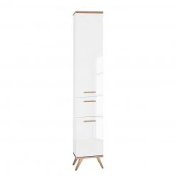 Pelipal Armoire colonne Quickset 923 - Blanc / Imitation chêne de Riviera -Meubles de salle de bain Soldes 2022 1000148043 181212 11364600003 GALLERYIMAGES P000000001000148043