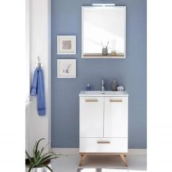 Pelipal Meuble avec vasque Quickset 923 I - Blanc / Imitation chêne de Riviera 11 Pelipal Meuble avec vasque Quickset 923 I - Blanc / Imitation chêne de Riviera -Meubles de salle de bain Soldes 2022 1000148044 181212 11364600008 GALLERYIMAGES P000000001000148044