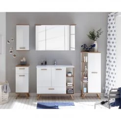 Pelipal Meuble avec vasque Quickset 923 II - Blanc / Imitation chêne de Riviera 11 Pelipal Meuble avec vasque Quickset 923 II - Blanc / Imitation chêne de Riviera -Meubles de salle de bain Soldes 2022 1000148045 181212 11364600012 GALLERYIMAGES P000000001000148045