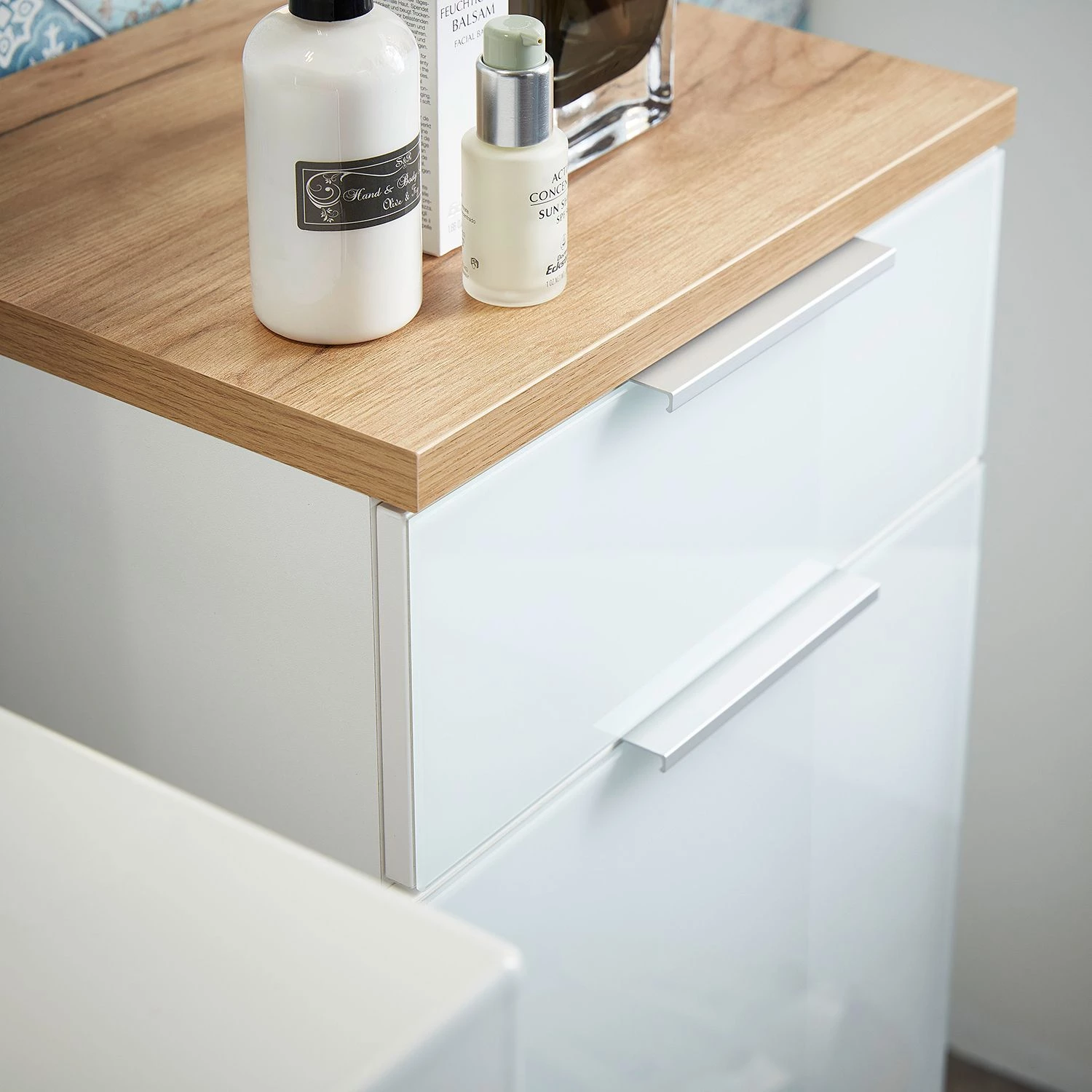 Germania Salle de bain Pescara VII (4 éléments ) - Verre - Imitation chêne de Navarra 14 Germania Salle de bain Pescara VII (4 éléments ) - Verre - Imitation chêne de Navarra – Image 12