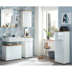 Germania Salle de bain Pescara VII (4 éléments ) - Verre - Imitation chêne de Navarra