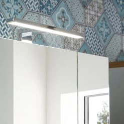 Germania Salle de bain 5 éléments Pescara III - Blanc / Imitation chêne de Navarre -Meubles de salle de bain Soldes 2022 1000149078 181214 16191100025 GALLERYIMAGES P000000001000149078