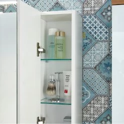 Germania Salle de bain 5 éléments Pescara III - Blanc / Imitation chêne de Navarre -Meubles de salle de bain Soldes 2022 1000149078 181214 16191200026 GALLERYIMAGES P000000001000149078