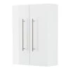 Posseik Meuble haut Levana I - Blanc brillant - Largeur : 53 cm