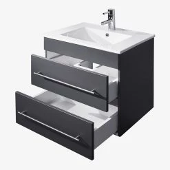 Posseik Meuble avec vasque Apollo - Anthracite -Meubles de salle de bain Soldes 2022 1000150336 190109 12441900609 GALLERYIMAGES P000000001000150336