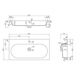 Posseik Meuble avec vasque Kali II - Blanc / Blanc brillant - Blanc brillant - Largeur : 90 cm 13 Posseik Meuble avec vasque Kali II - Blanc / Blanc brillant - Blanc brillant - Largeur : 90 cm -Meubles de salle de bain Soldes 2022 1000150340 190109 12442100637 GALLERYIMAGES P000000001000150340