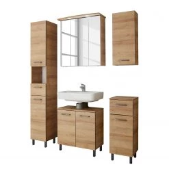 Pelipal Salle de bain Quickset 919 I (5 élém.) - Imitation chêne / Gris -Meubles de salle de bain Soldes 2022 1000150555 190107 08560000028 GALLERYIMAGES P000000001000150555