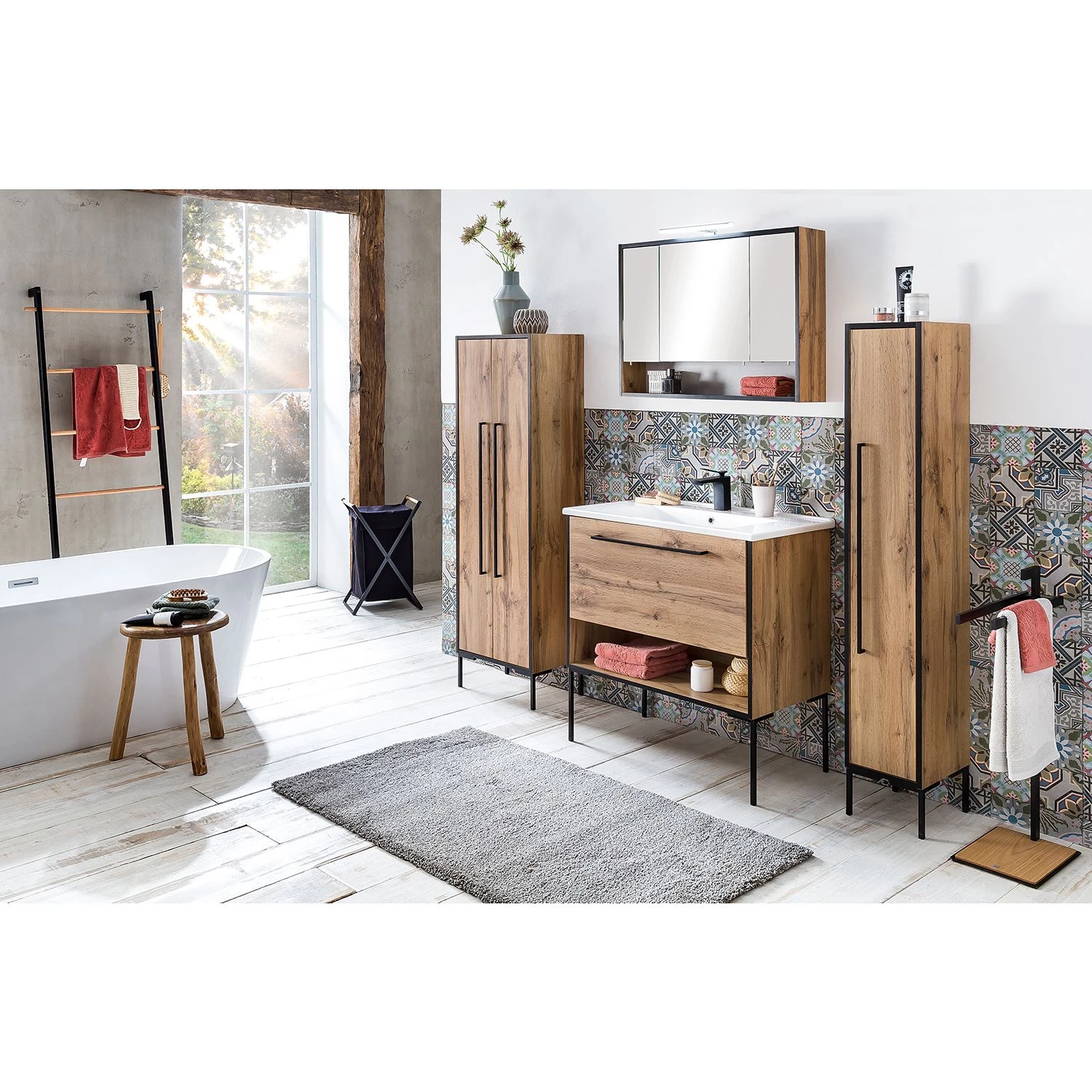 Schildmeyer Meuble haut Max I - Imitation chêne Maison de campagne 4 Schildmeyer Meuble haut Max I - Imitation chêne Maison de campagne – Image 2