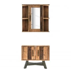 Ars manufacti Salle de bain Tamati III (2 éléments) - Pin massif / Métal - Pin / Noir 13 Ars manufacti Salle de bain Tamati III (2 éléments) - Pin massif / Métal - Pin / Noir -Meubles de salle de bain Soldes 2022 1000150786 190517 07005600054 GALLERYIMAGES P000000001000150786