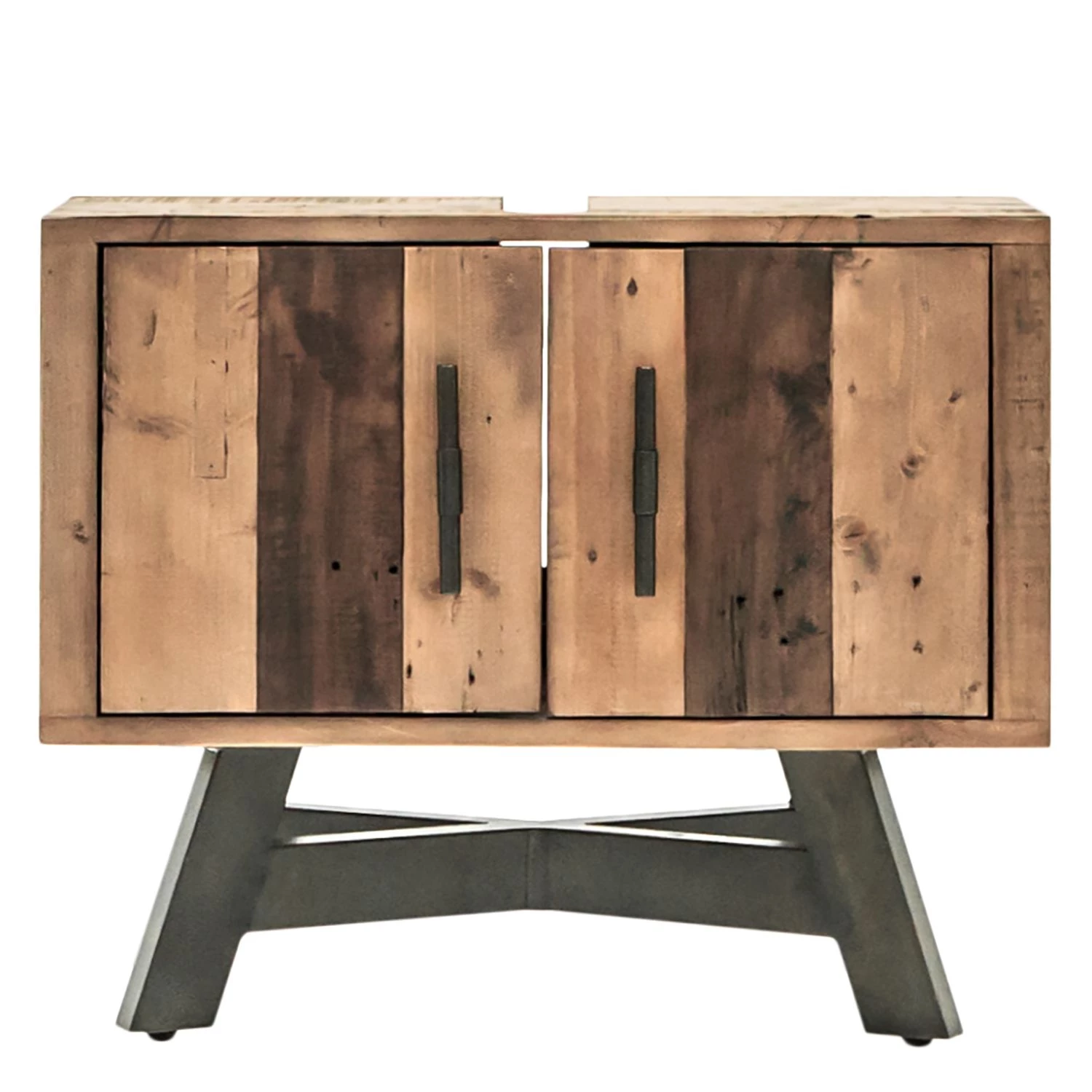 Ars manufacti Salle de bain Tamati III (2 éléments) - Pin massif / Métal - Pin / Noir 7 Ars manufacti Salle de bain Tamati III (2 éléments) - Pin massif / Métal - Pin / Noir – Image 5