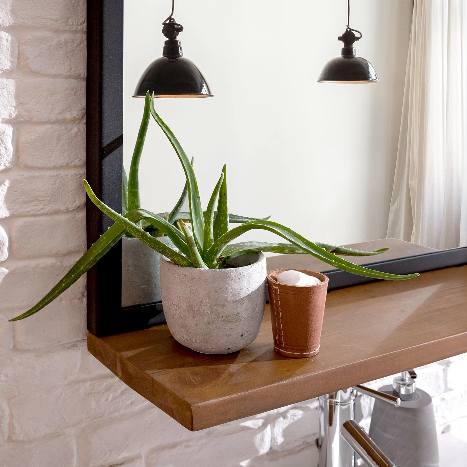 Ars manufacti Salle de bain Grasby I (5 éléments) - Pin massif / Métal - Pin / Noir 10 Ars manufacti Salle de bain Grasby I (5 éléments) - Pin massif / Métal - Pin / Noir – Image 8