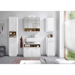 Giessbach Salle de bain Guardo IV (2 éléments) - Avec éclairage intégré - Blanc -Meubles de salle de bain Soldes 2022 1000151324 220126 100206000020 MOOD DETAILS P000000001000151324 mood