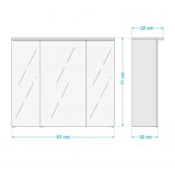 Pelipal Armoire de toilette Licata II - Blanc -Meubles de salle de bain Soldes 2022 1000152036 211208 1241540000501 SKETCH DETAILS P000000001000152036 sketch