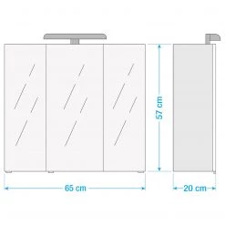 Pelipal Armoire de toilette Lea I - Blanc 7 Pelipal Armoire de toilette Lea I - Blanc -Meubles de salle de bain Soldes 2022 1000152041 211014 084257000528 SKETCH DETAILS P000000001000152041 sketch
