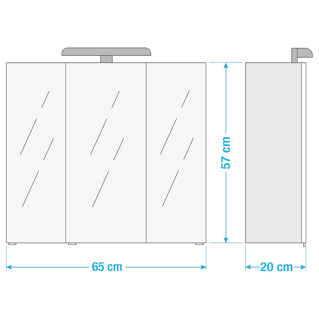 Pelipal Armoire de toilette Lea I - Blanc 5 Pelipal Armoire de toilette Lea I - Blanc – Image 3