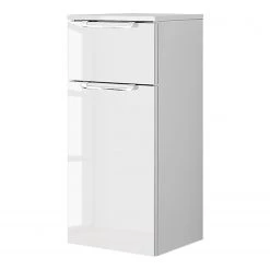 Pelipal Meuble bas 3059 - Verre - Blanc