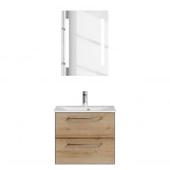 Pelipal Salle de bain 3065 II (2 élém.) - Imitation chêne de Riviera -Meubles de salle de bain Soldes 2022 1000152531 190226 06363200002 GALLERYIMAGES P000000001000152531