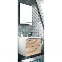 Pelipal Salle de bain 3065 II (2 élém.) - Imitation chêne de Riviera