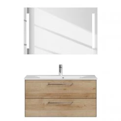Pelipal Salle de bain 3065 VI (2 élém.) - Imitation chêne de Riviera -Meubles de salle de bain Soldes 2022 1000152549 190226 06363700032 GALLERYIMAGES P000000001000152549