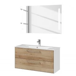 Pelipal Salle de bain 3065 VI (2 élém.) - Imitation chêne de Riviera -Meubles de salle de bain Soldes 2022 1000152549 210622 10361400014 DETAILS P000000001000152549