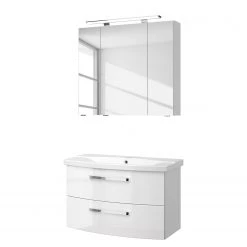 Pelipal Salle de bain 4010 I (2 élém.) - Blanc brillant / Blanc mat -Meubles de salle de bain Soldes 2022 1000152616 210705 13093900010 DETAILS P000000001000152616