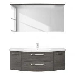 Pelipal Salle de bain 4010 VI (2 élém.) - Avec éclairage - Graphite -Meubles de salle de bain Soldes 2022 1000152618 190117 10191700067 GALLERYIMAGES P000000001000152618