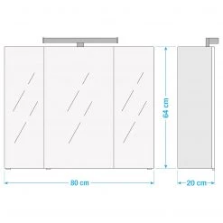 Giessbach Armoire de toilette Luzern - Imitation chêne Wotan -Meubles de salle de bain Soldes 2022 1000152773 211014 084257000529 SKETCH DETAILS P000000001000152773 sketch