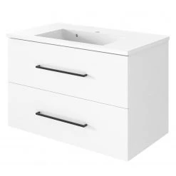 Giessbach Meuble avec vasque Luzern - Blanc