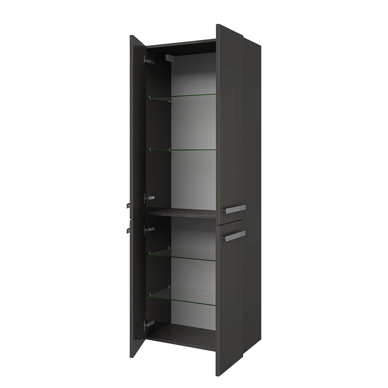 Pelipal Colonne de salle de bain 4005 II - Gris brillant 4 Pelipal Colonne de salle de bain 4005 II - Gris brillant – Image 2