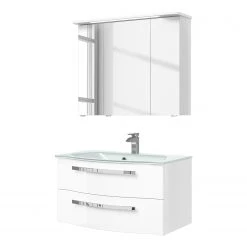 Pelipal Salle de bain 4005 VIII (2 élém.) - Avec éclairage - Blanc brillant 13 Pelipal Salle de bain 4005 VIII (2 élém.) - Avec éclairage - Blanc brillant -Meubles de salle de bain Soldes 2022 1000153624 190517 15151100009 GALLERYIMAGES P000000001000153624