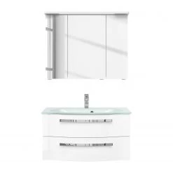 Pelipal Salle de bain 4005 VIII (2 élém.) - Avec éclairage - Blanc brillant 14 Pelipal Salle de bain 4005 VIII (2 élém.) - Avec éclairage - Blanc brillant -Meubles de salle de bain Soldes 2022 1000153624 190517 15151100010 GALLERYIMAGES P000000001000153624