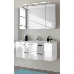 Pelipal Salle de bain 4005 IX (2 élém.) - Avec éclairage - Blanc brillant 9 Pelipal Salle de bain 4005 IX (2 élém.) - Avec éclairage - Blanc brillant -Meubles de salle de bain Soldes 2022 1000153626 190201 08195600030 MOOD GALLERYIMAGES P000000001000153626 mood