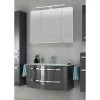 Pelipal Salle de bain 4005 VII (2 élém.) - Avec éclairage - Gris brillant -Meubles de salle de bain Soldes 2022 1000153628 200311 09352600051 MOOD IMAGE P000000001000153628 mood