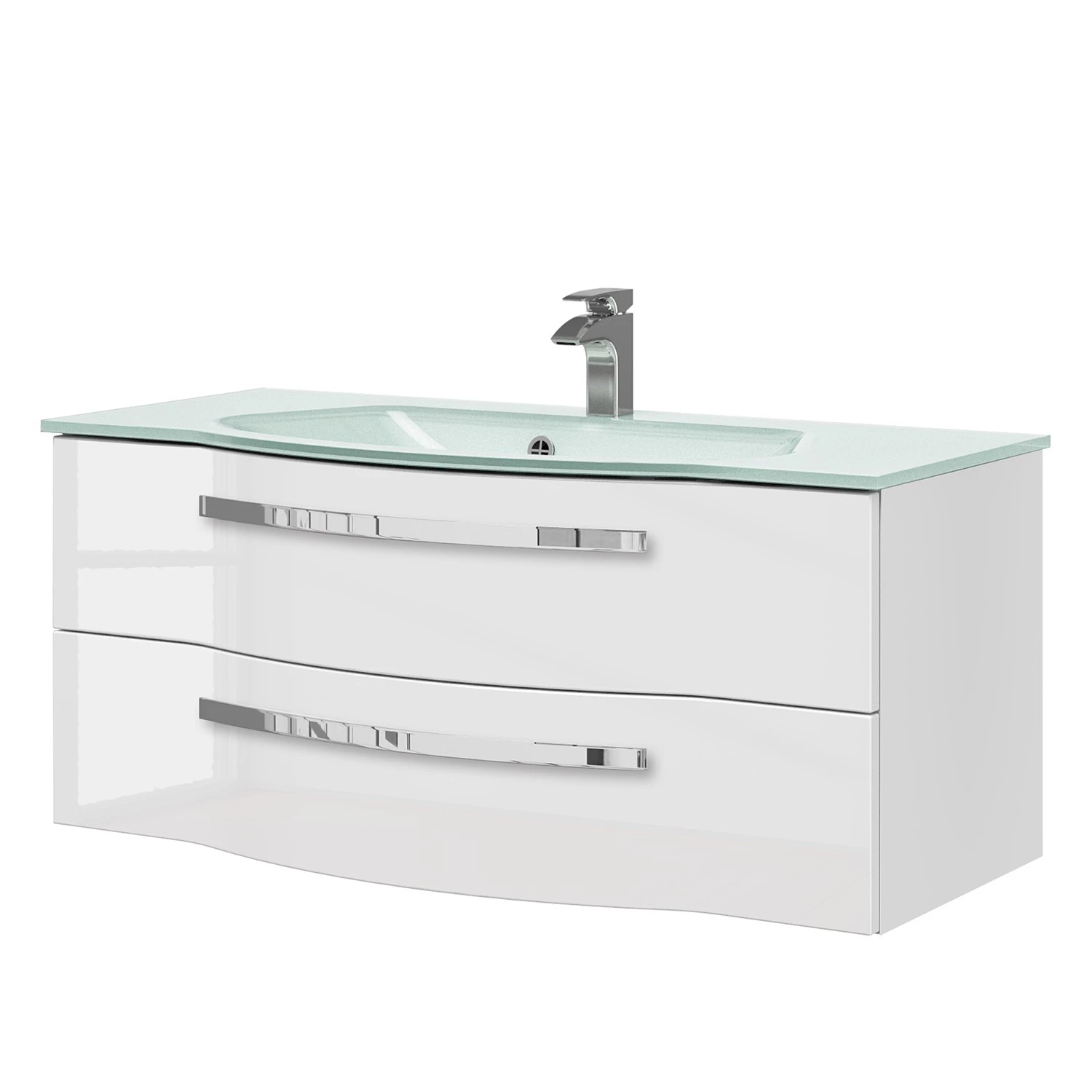 Pelipal Meuble avec vasque 4005 V - Blanc brillant 3 Pelipal Meuble avec vasque 4005 V - Blanc brillant