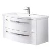 Pelipal Meuble avec vasque 4005 I - Blanc brillant -Meubles de salle de bain Soldes 2022 1000153631 200311 09352600060 IMAGE P000000001000153631