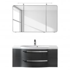 Pelipal Salle de bain 4005 XI (2 élém.) - Avec éclairage - Gris brillant 9 Pelipal Salle de bain 4005 XI (2 élém.) - Avec éclairage - Gris brillant -Meubles de salle de bain Soldes 2022 1000153655 191105 15324300003 DETAILS P000000001000153655