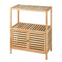 WENKO Étagère Norway - Noyer massif - Largeur : 68 cm