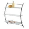 WENKO Étagère murale Vermont - Verre / Acier - Chrome 1 WENKO Étagère murale Vermont - Verre / Acier - Chrome -Meubles de salle de bain Soldes 2022 1000155782 190204 17251400040 IMAGE P000000001000155782