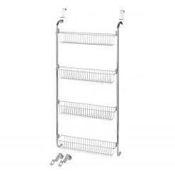 WENKO Etagère pour porte Kellyville I - Métal - Chrome