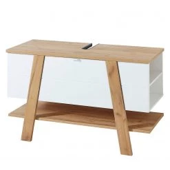 Germania Salle de bain Novolino I (2 éléments) - Avec éclairage - Blanc mat / Imitation chêne de Navarre -Meubles de salle de bain Soldes 2022 1000158019 190208 16194800076 GALLERYIMAGES P000000001000158019