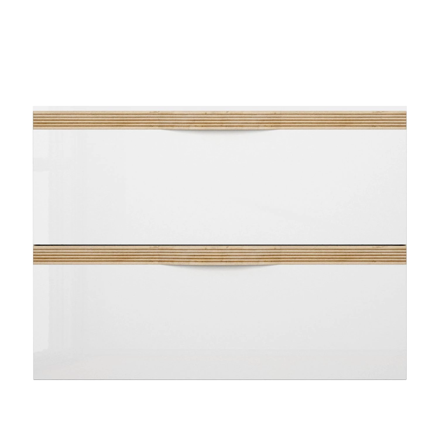 Giessbach Meuble sous lavabo Carandiru - Blanc brillant / Chêne 5 Giessbach Meuble sous lavabo Carandiru - Blanc brillant / Chêne – Image 3