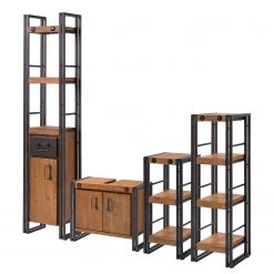 Ars manufacti Salle de bain Manchester III (4 élém.) - Acacia massif / Métal - Acacia / Anthracite