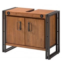 Ars manufacti Salle de bain Manchester III (4 élém.) - Acacia massif / Métal - Acacia / Anthracite -Meubles de salle de bain Soldes 2022 1000163998 190522 12444600003 GALLERYIMAGES P000000001000163998