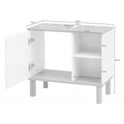 Schildmeyer Meuble sous lavabo - Blanc -Meubles de salle de bain Soldes 2022 1000166799 190412 15394800001 GALLERYIMAGES P000000001000166799