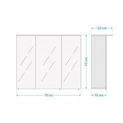 Schildmeyer Armoire de toilette Padua - Blanc 17 Schildmeyer Armoire de toilette Padua - Blanc -Meubles de salle de bain Soldes 2022 1000166814 191023 08592400057 SKETCH DETAILS P000000001000166814 sketch