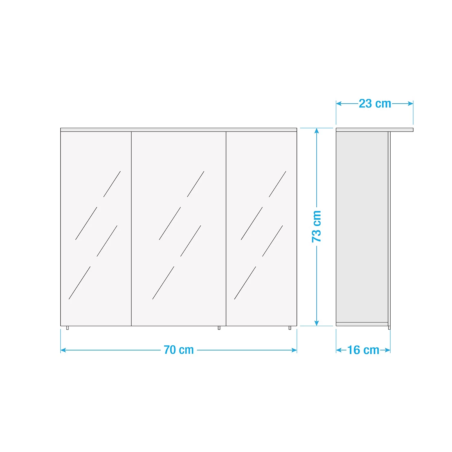 Schildmeyer Armoire de toilette Padua - Blanc 10 Schildmeyer Armoire de toilette Padua - Blanc – Image 8